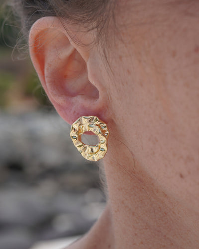 AROS GOLD DOBLE MARTILLADOS