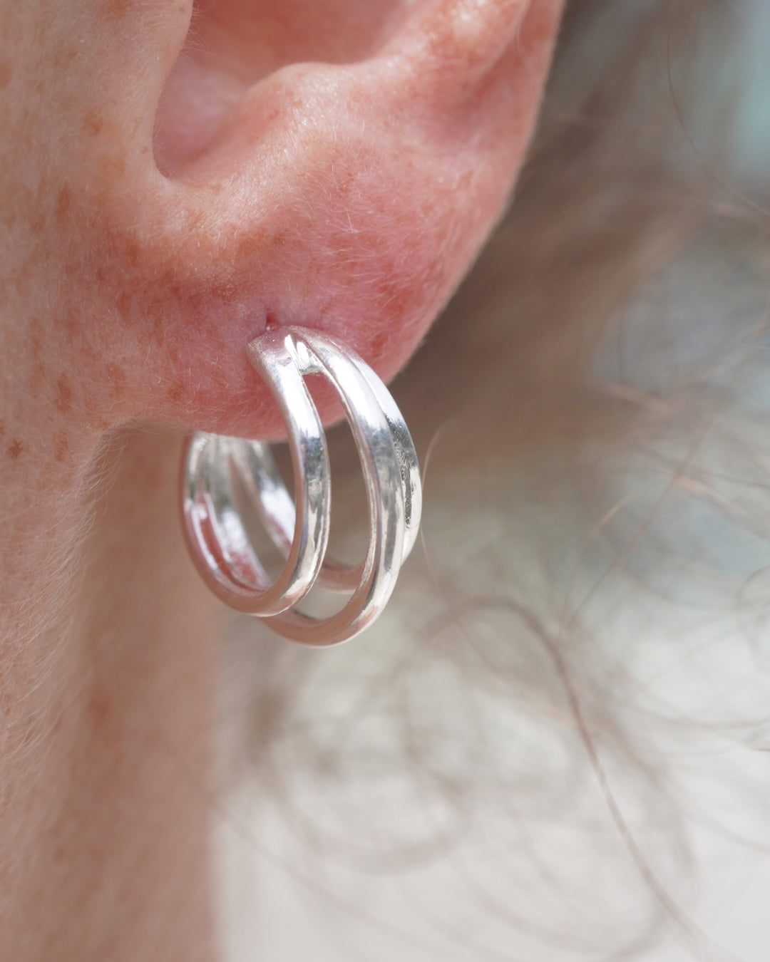 AROS ARGOLLA SILVER TRIPLE 20MM
