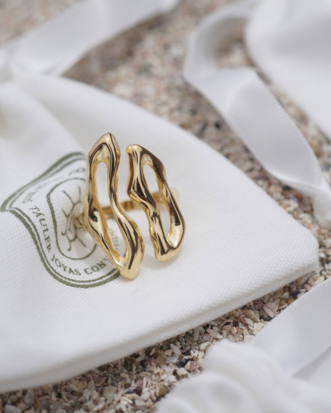 ANILLO GOLD IRREGULAR AJUSTABLE