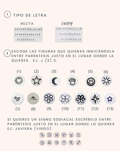 PACK ANILLOS PERSONALIZADOS GRUESO LETRA PEQUEÑA