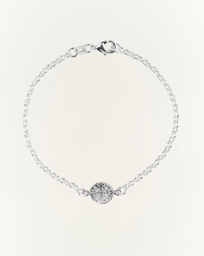 Pulsera silver fina rolo san benito