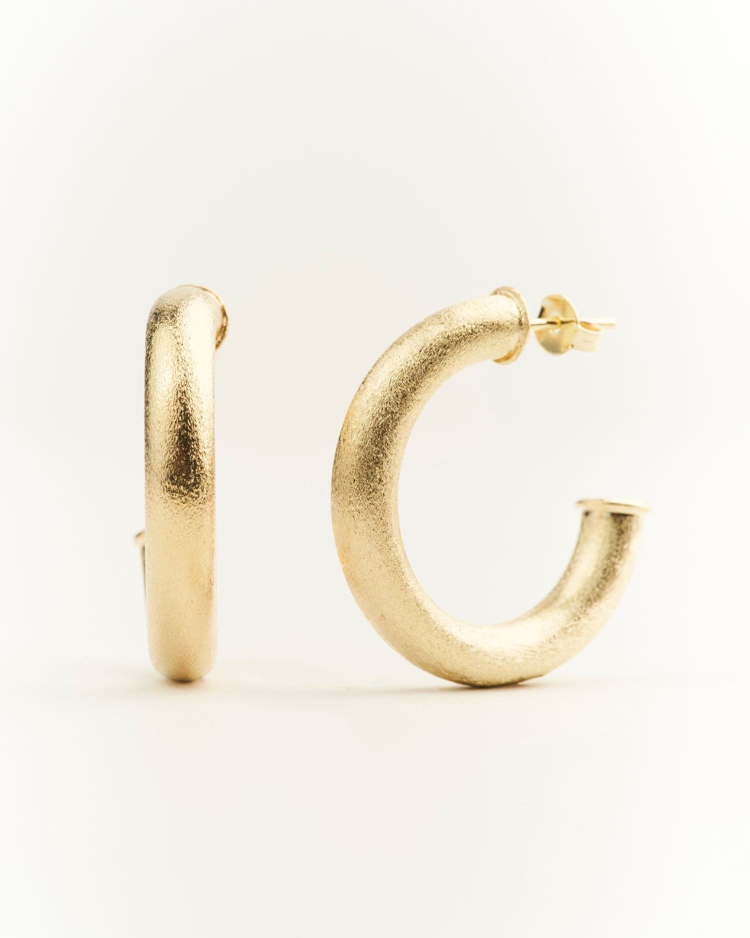 Aros gold argolla lijada 30mm