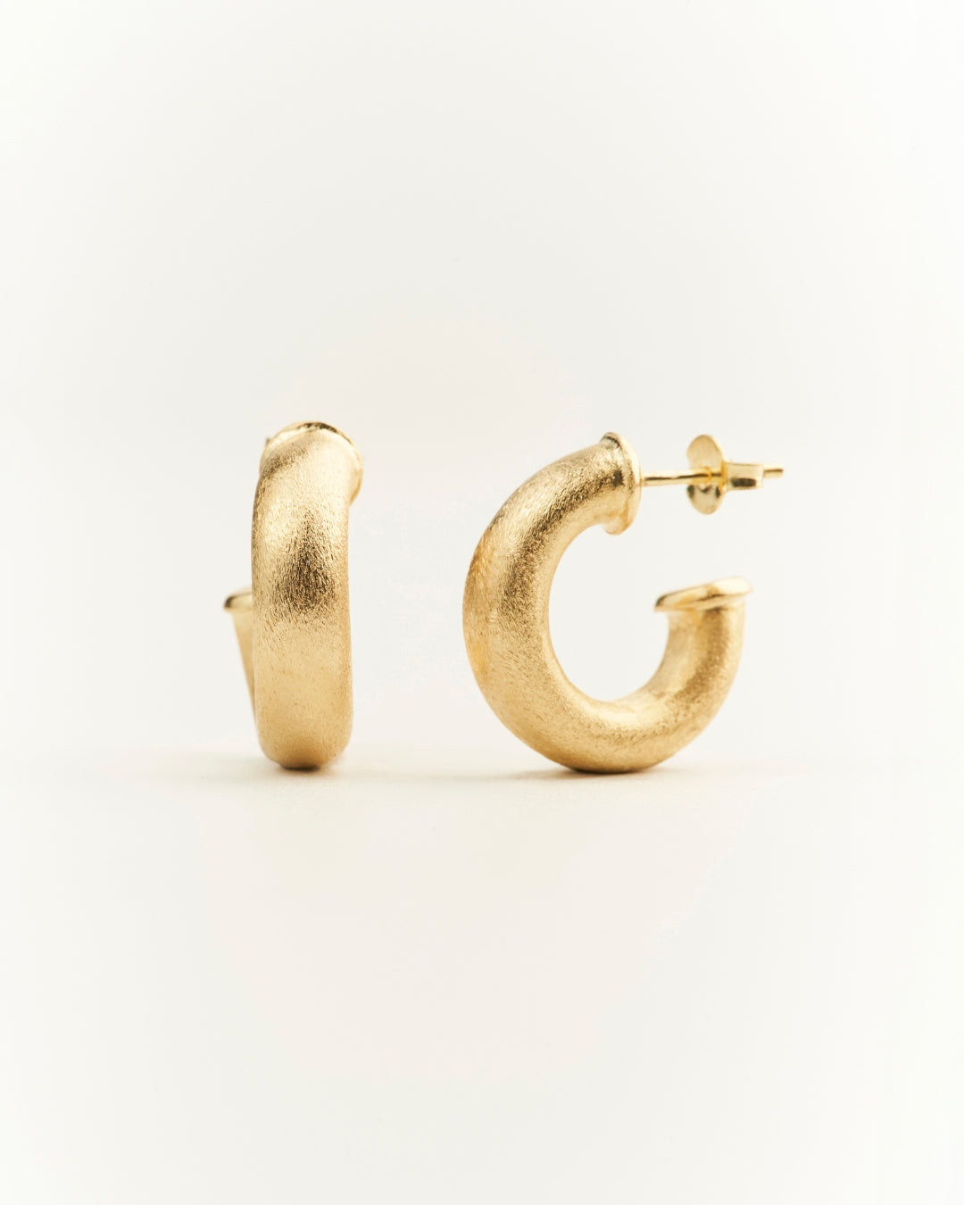 Aros gold argolla lijada 19mm