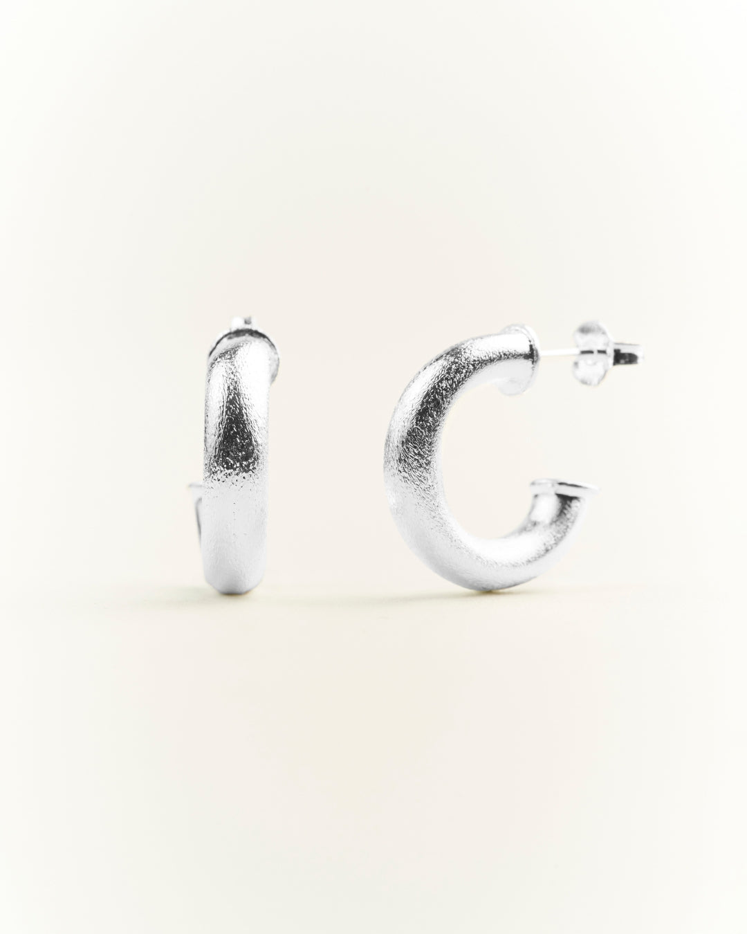 Aros silver argolla lijada 17mm