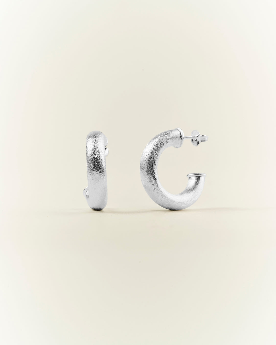 Aros silver argolla lijada 19mm