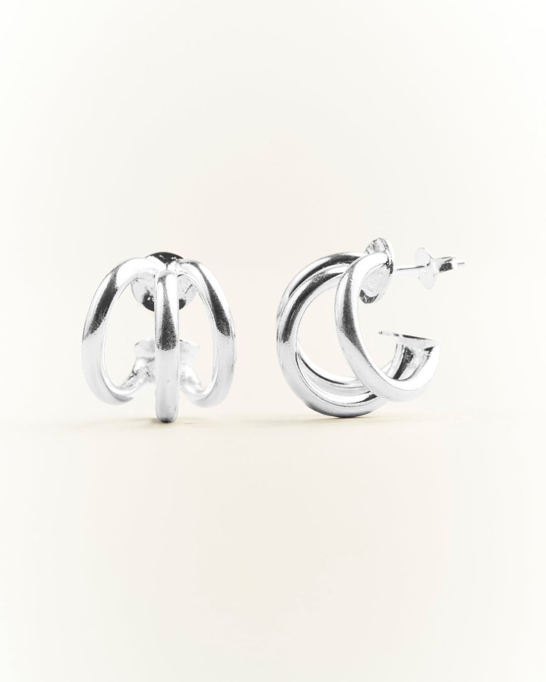 Aros silver argolla triple 17mm
