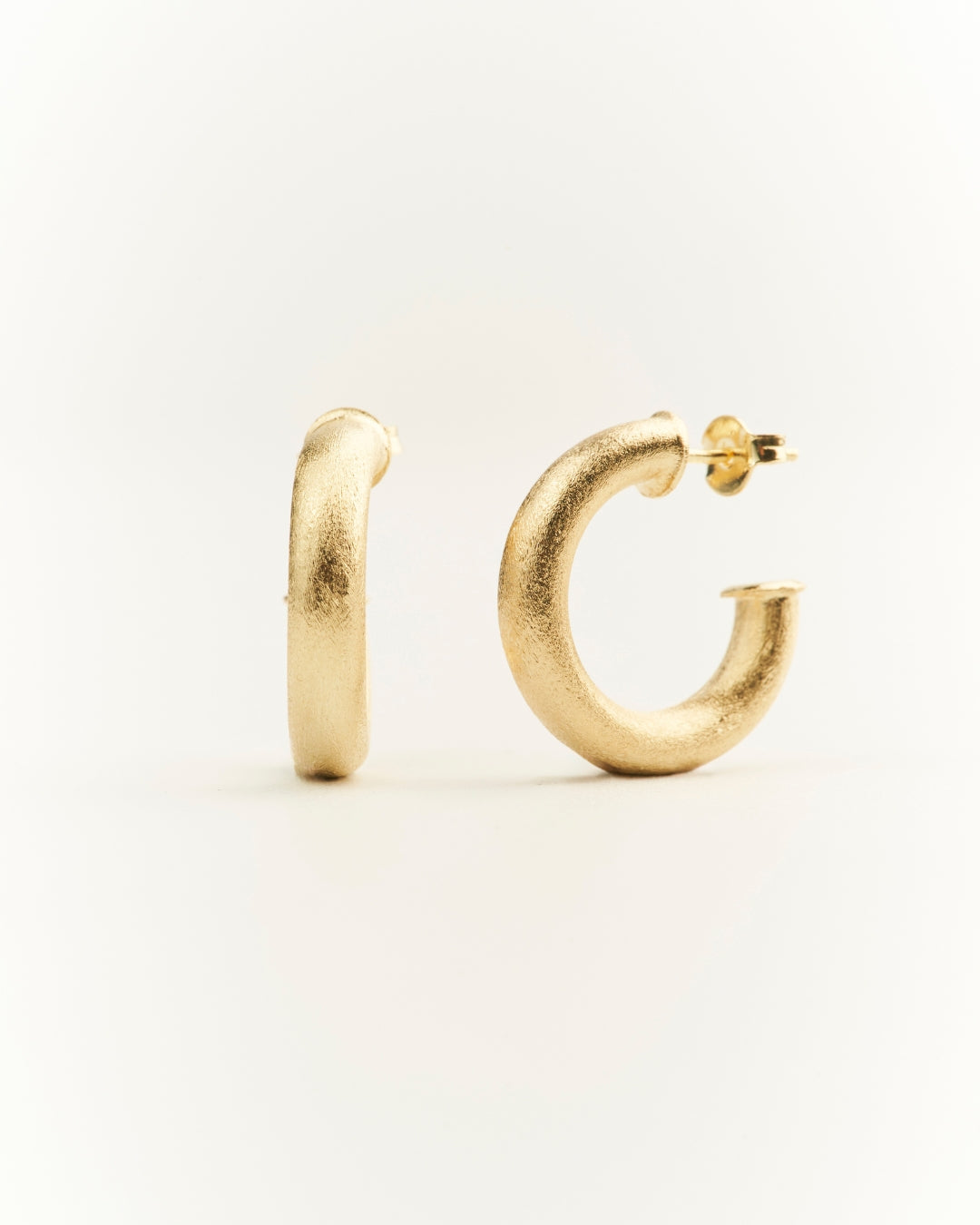 Aros gold argolla lijada 20mm