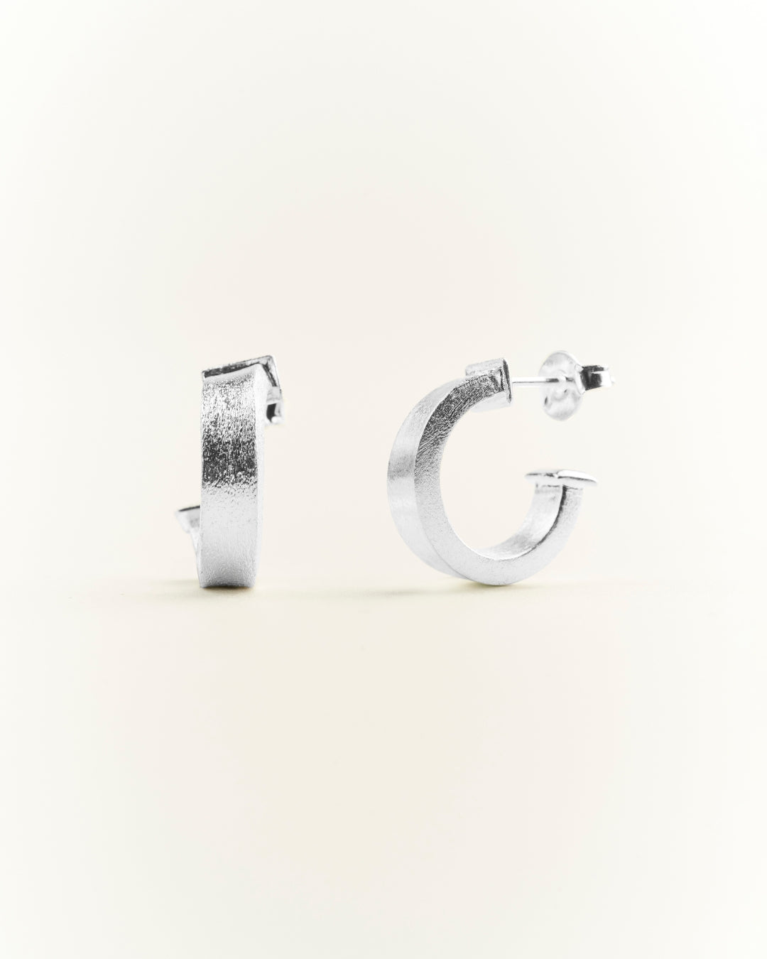 Aros silver argolla plana lijada 14mm