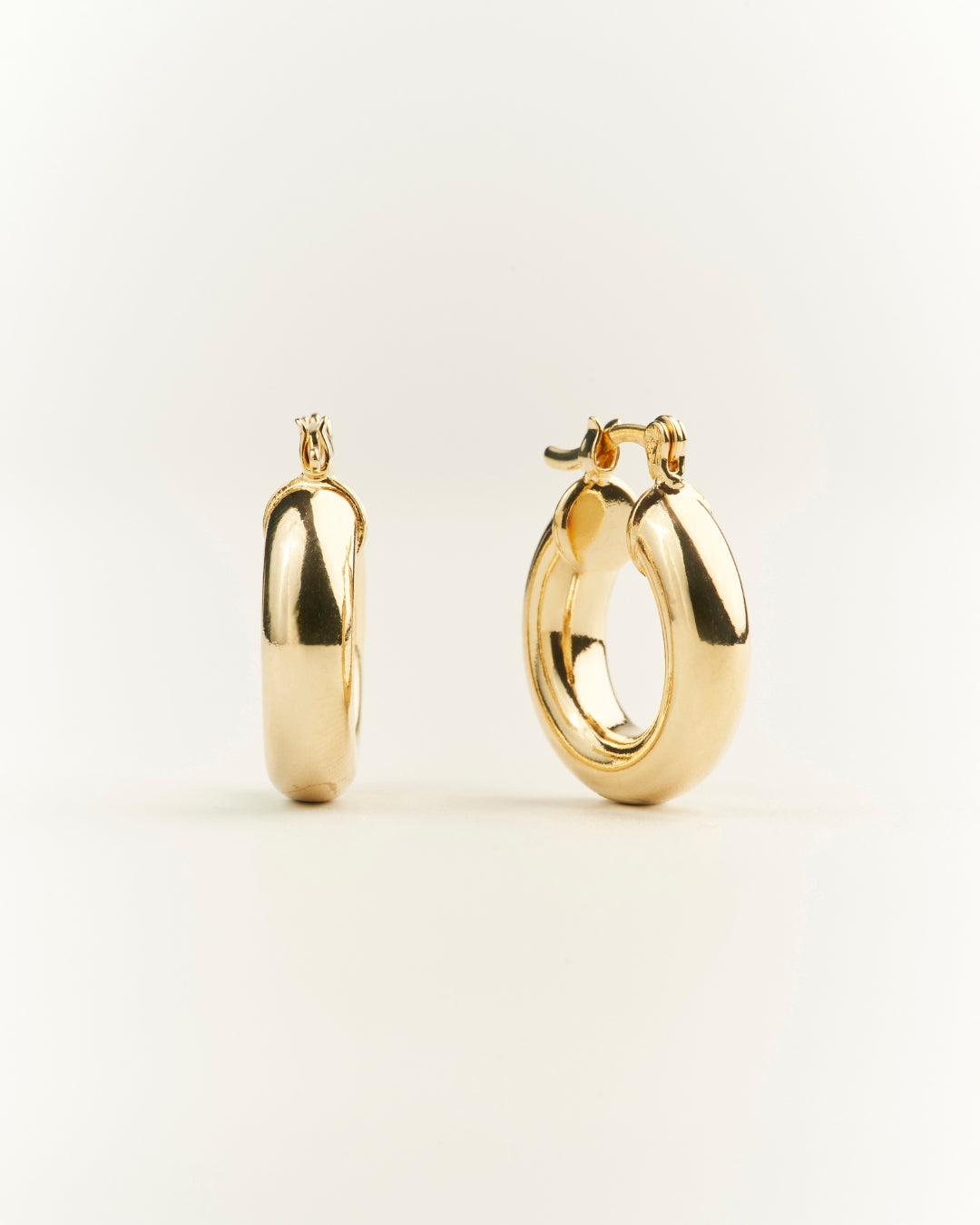 Aros gold argolla gruesa 19mm