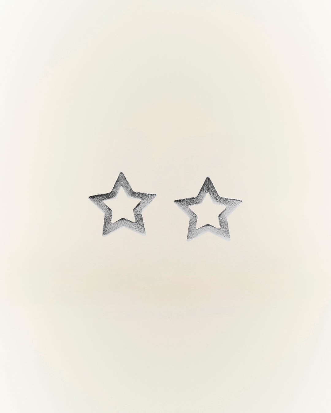 Aros silver estrella calada