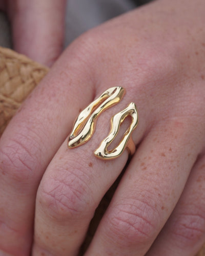 ANILLO GOLD IRREGULAR AJUSTABLE