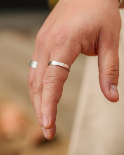 ANILLO PERSONALIZADO 3.5MM PLATA 925