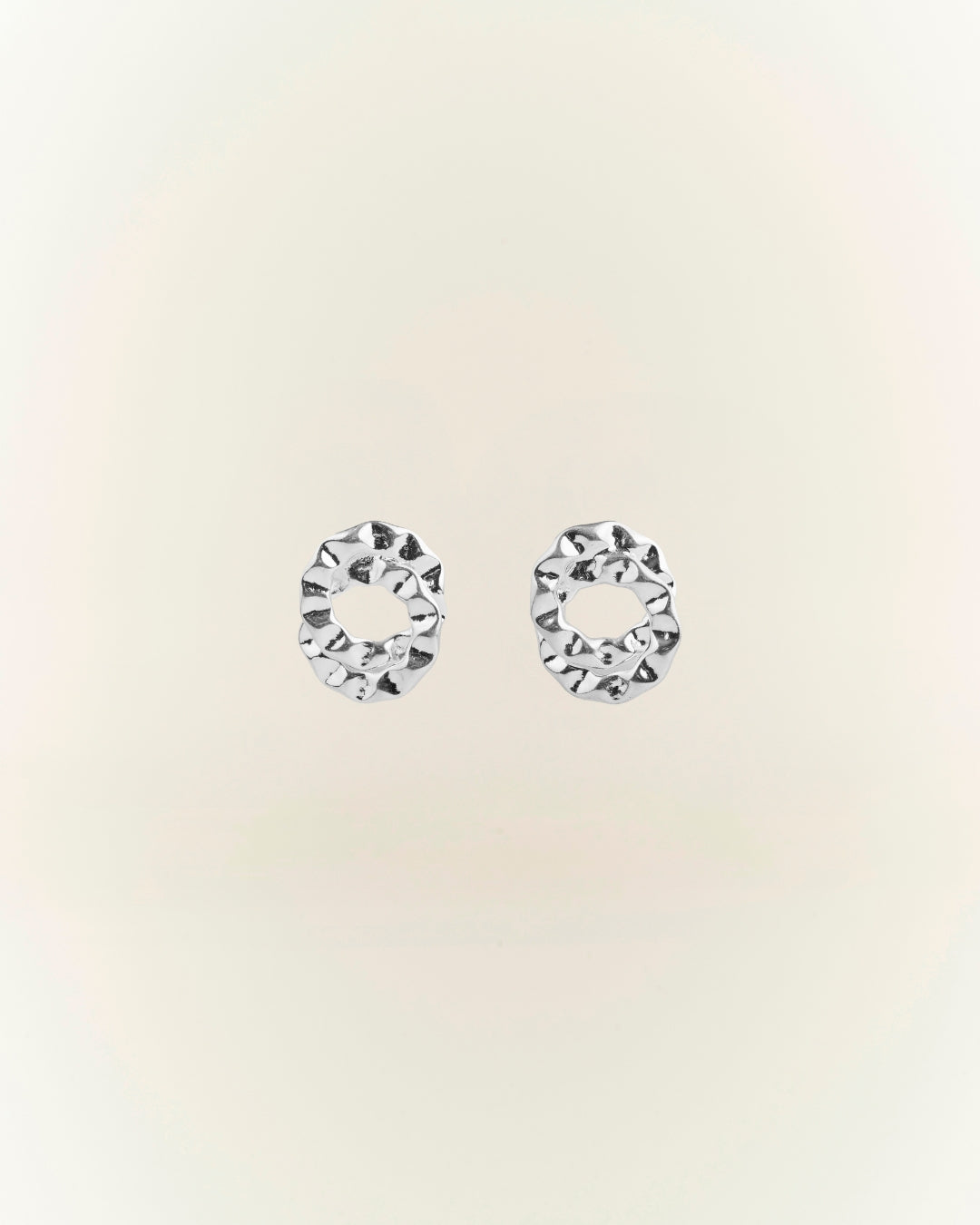 ARGOLLAS SILVER DOBLE MARTILLADA