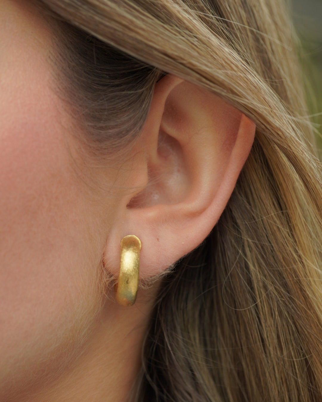 Aros Gold Argolla Lijada 19mm