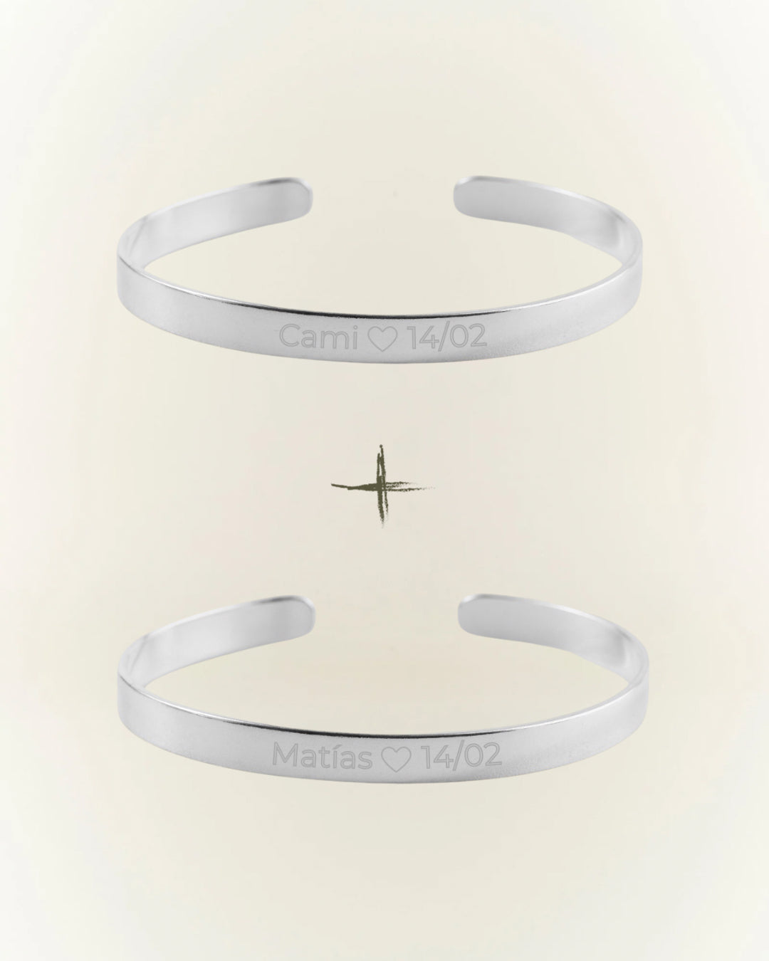 PACK ESCLAVA PERSONALIZADA 6MM PLATA 925