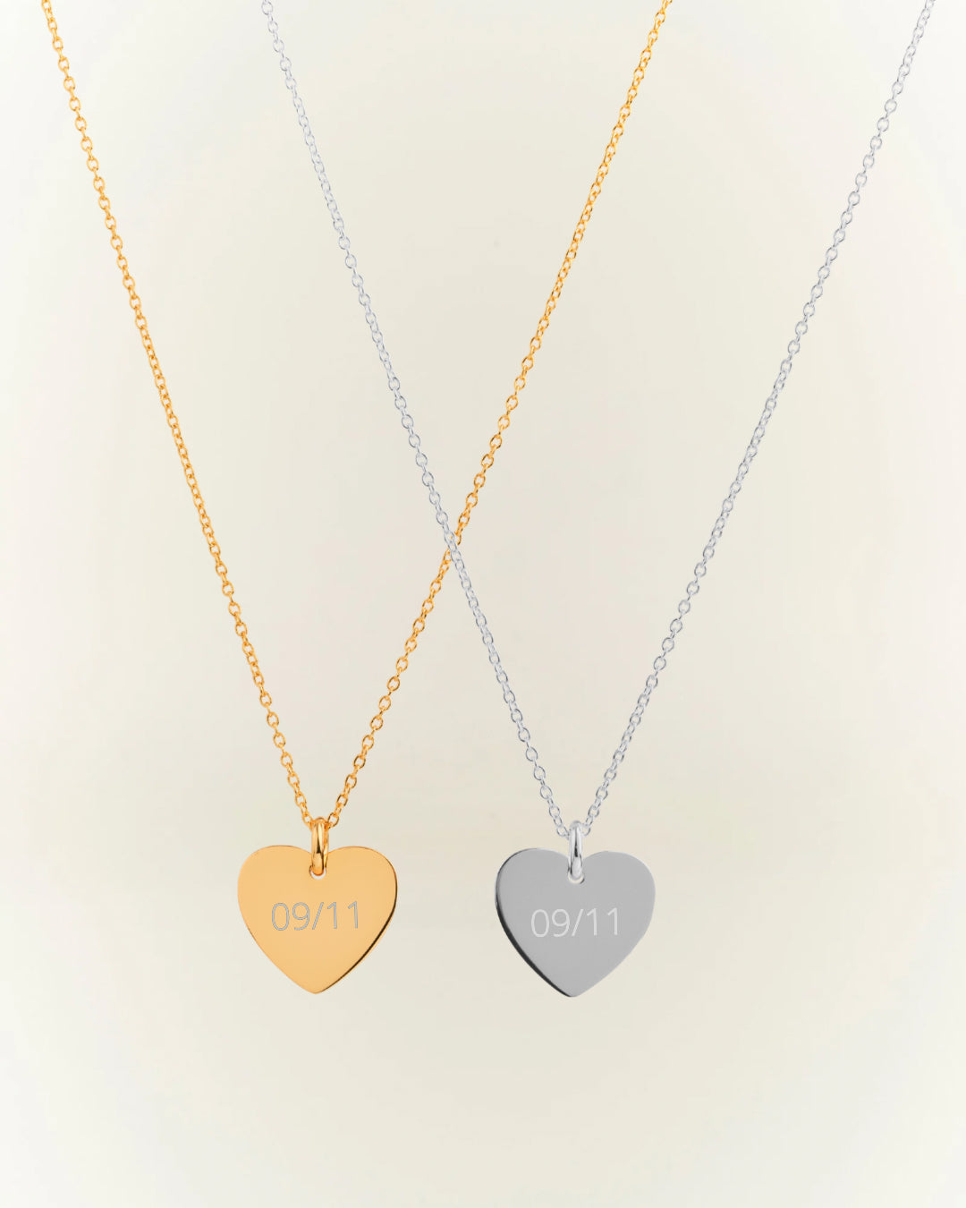 Pack Collar Personalizado Placa Corazón