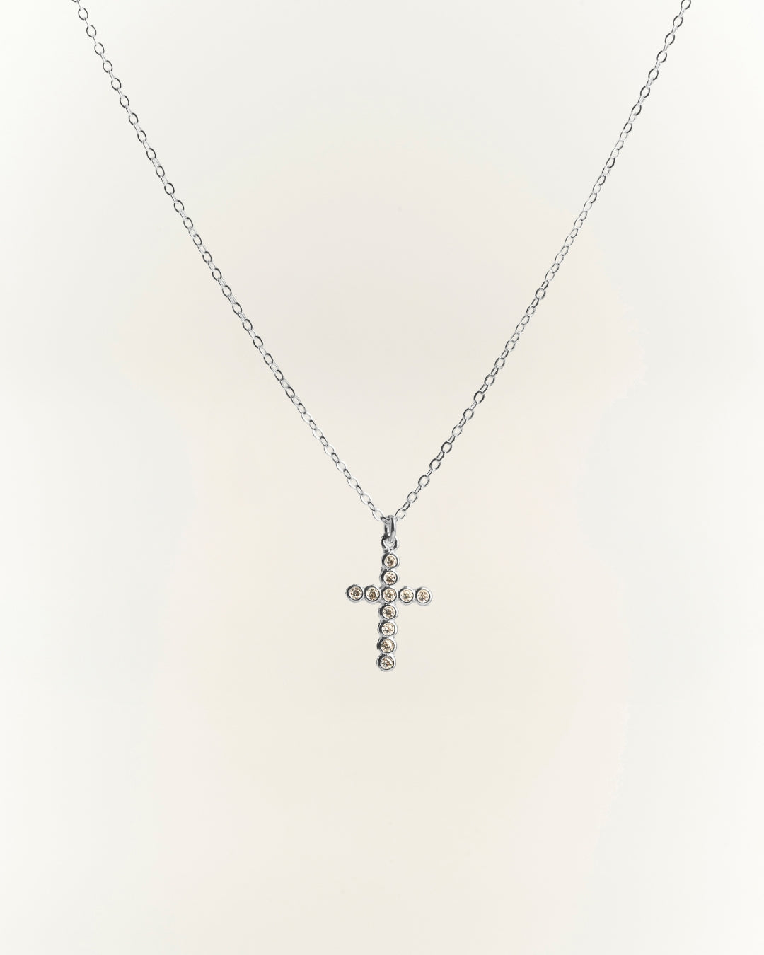 Collar Cruz Circones Silver