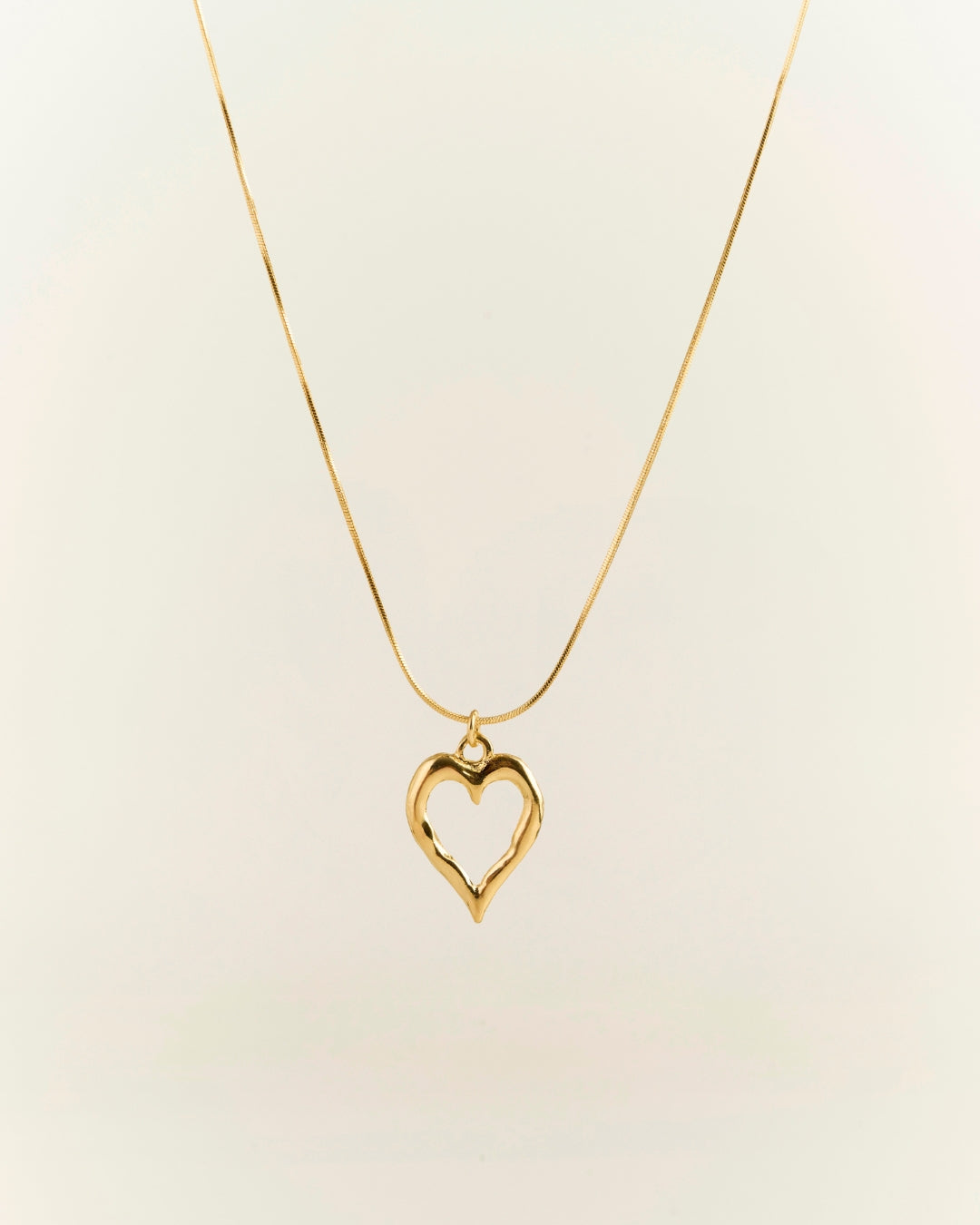Collar Corazón Melt Gold