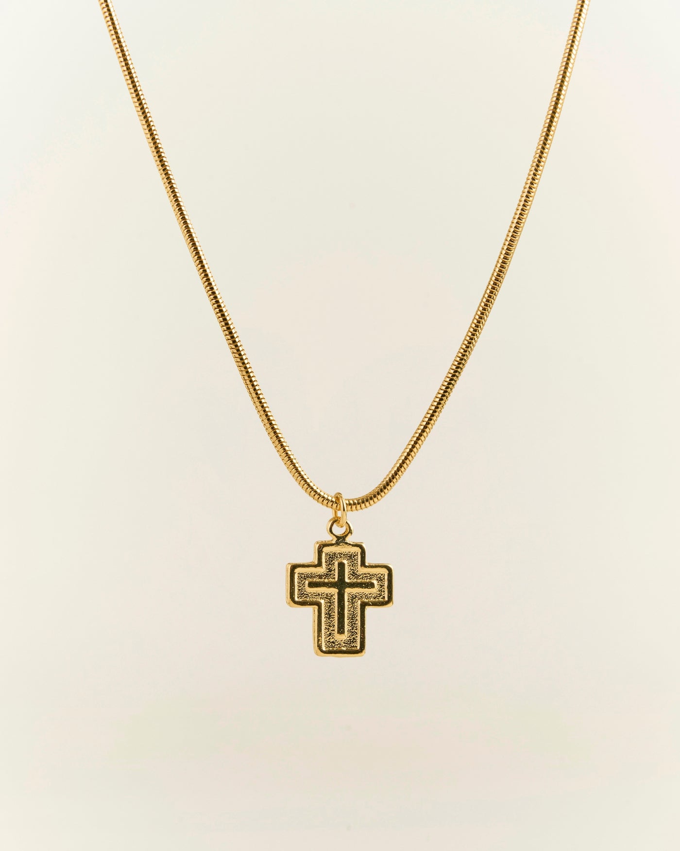 Collar Cruz Cadena Topo Gold