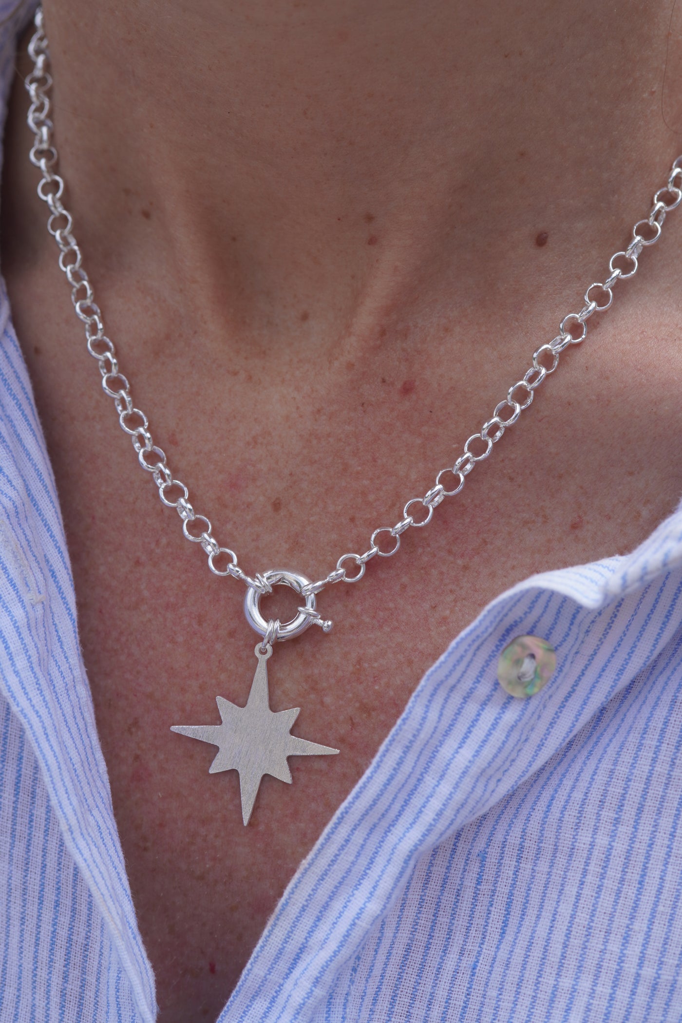 COLLAR SILVER ESTRELLA GUÍA