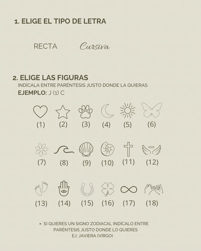 Esclava Personalizada Bronce 1CM
