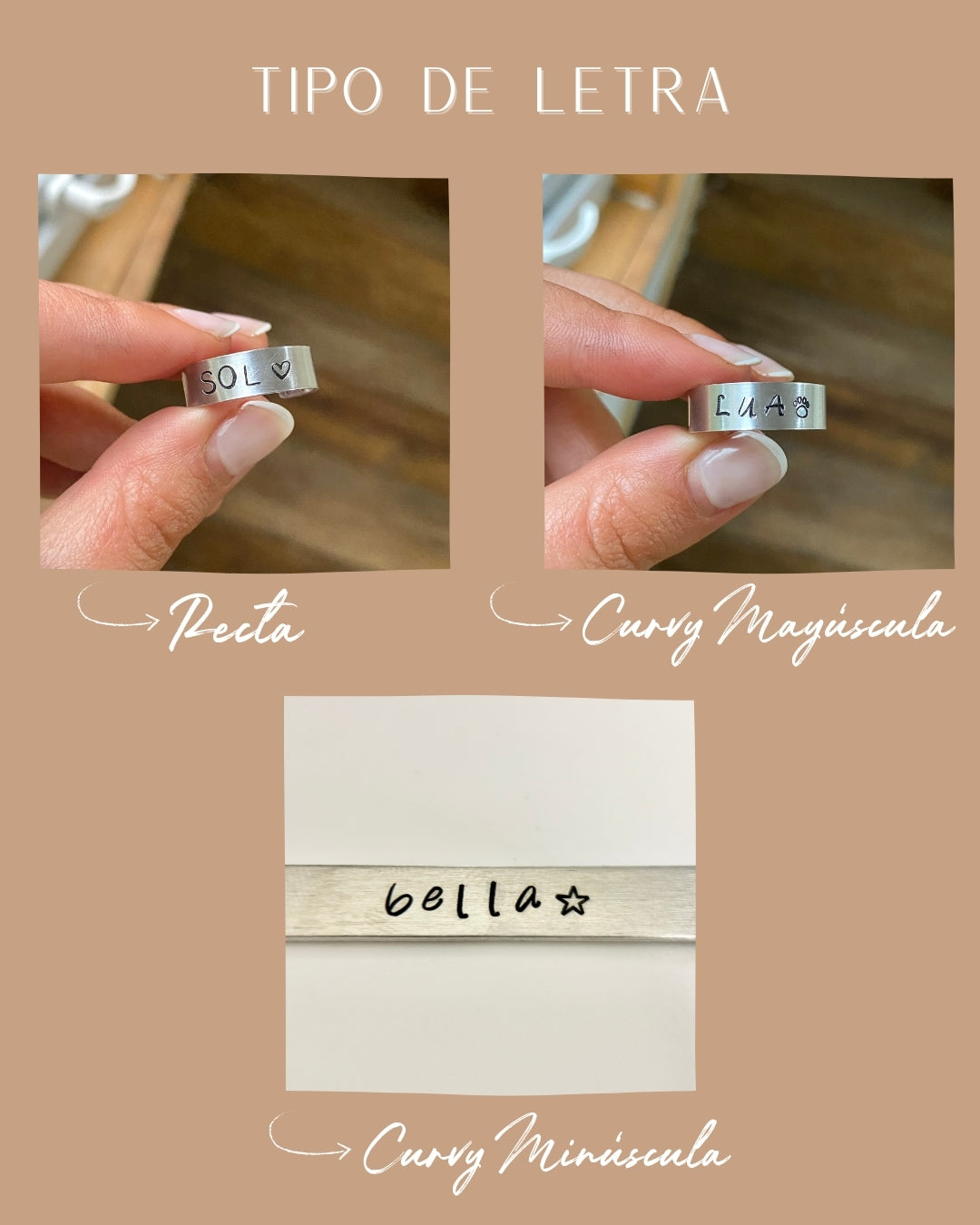 ANILLO PERSONALIZADO 6MM PLATA 950