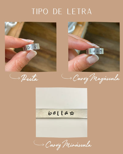 ANILLO PERSONALIZADO 6MM PLATA 950