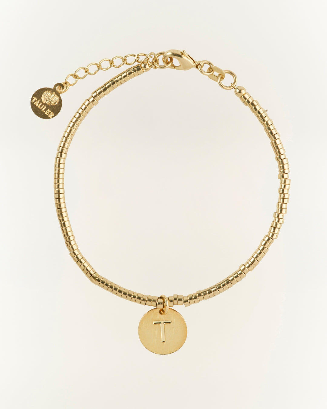 Pulsera Gold Mostacilla Letra
