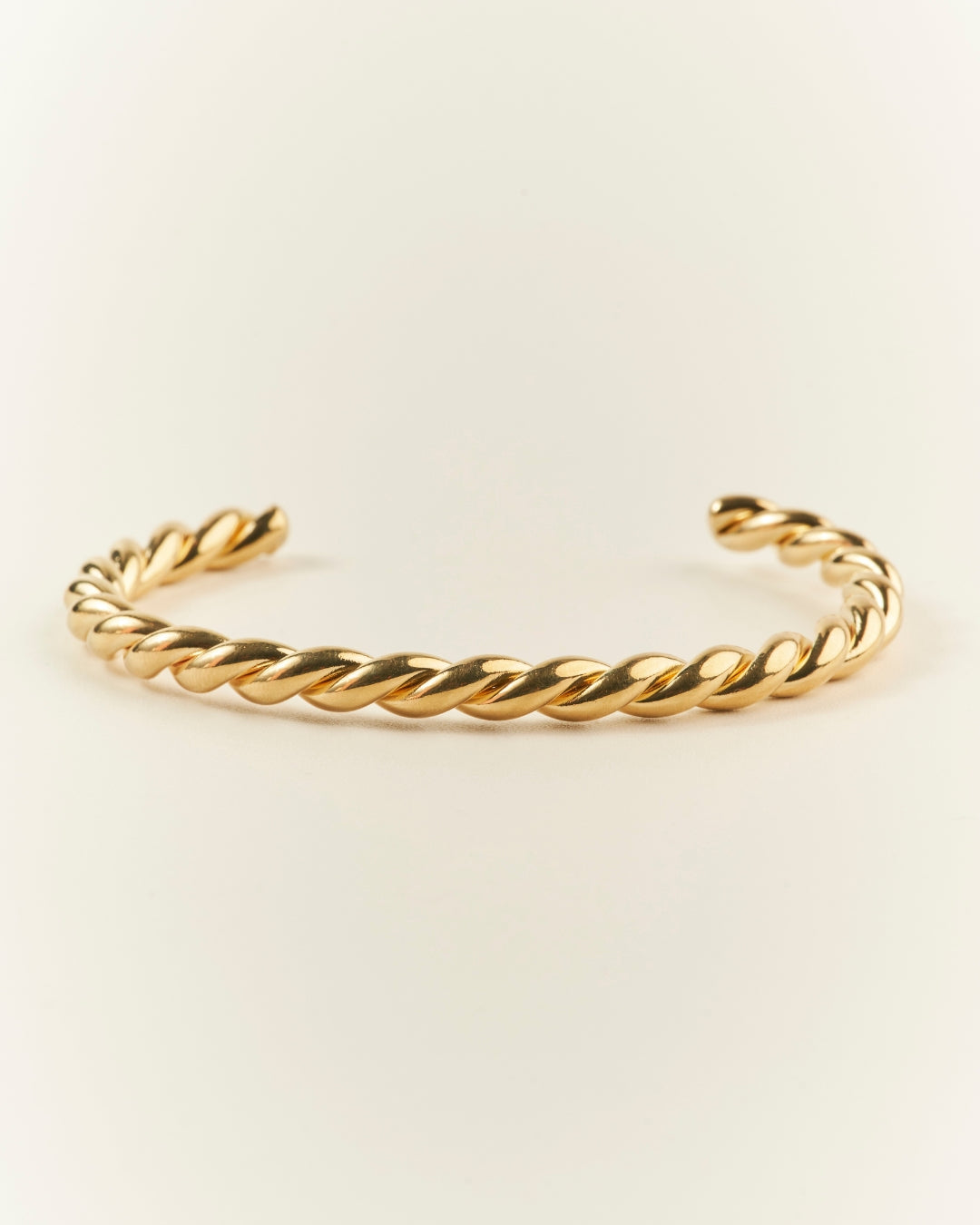 Esclava gold tubo entorchada gruesa
