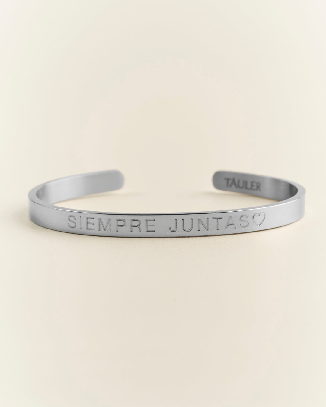 ESCLAVA PERSONALIZADA AC. INOXIDABLE PLATEADA 5MM