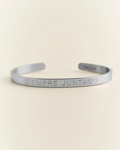 ESCLAVA PERSONALIZADA AC. INOXIDABLE PLATEADA 5MM