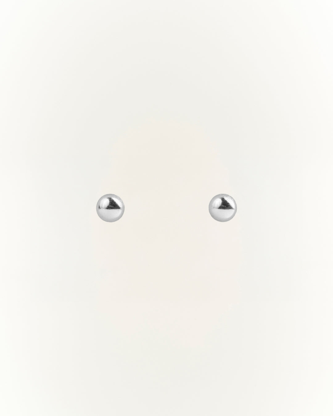 Aros silver pelotita 2mm