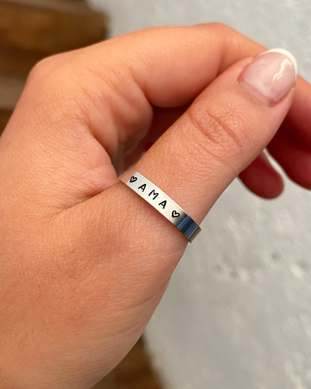 ANILLO PERSONALIZADO 3.5MM PLATA 925