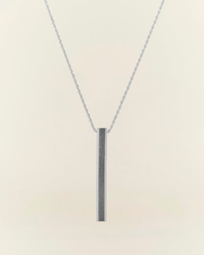 COLLAR BARRA MACIZA PERSONALIZADA PLATA 925