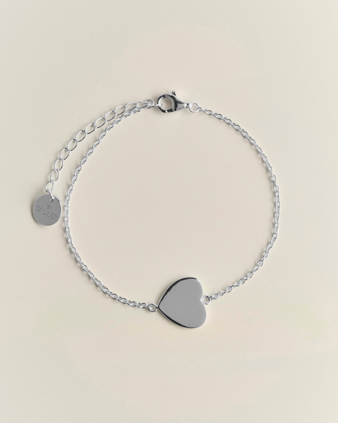 Pulsera Personalizada Corazón Plata 925