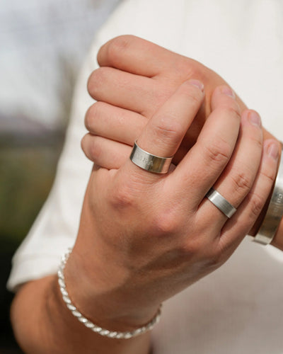 ANILLO PERSONALIZADO GRUESO PLATA 925