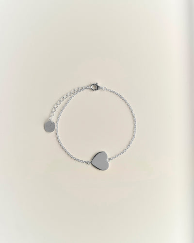 Pulsera Personalizada Corazón Plata 925