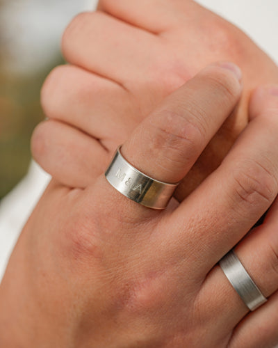 ANILLO PERSONALIZADO GRUESO PLATA 925