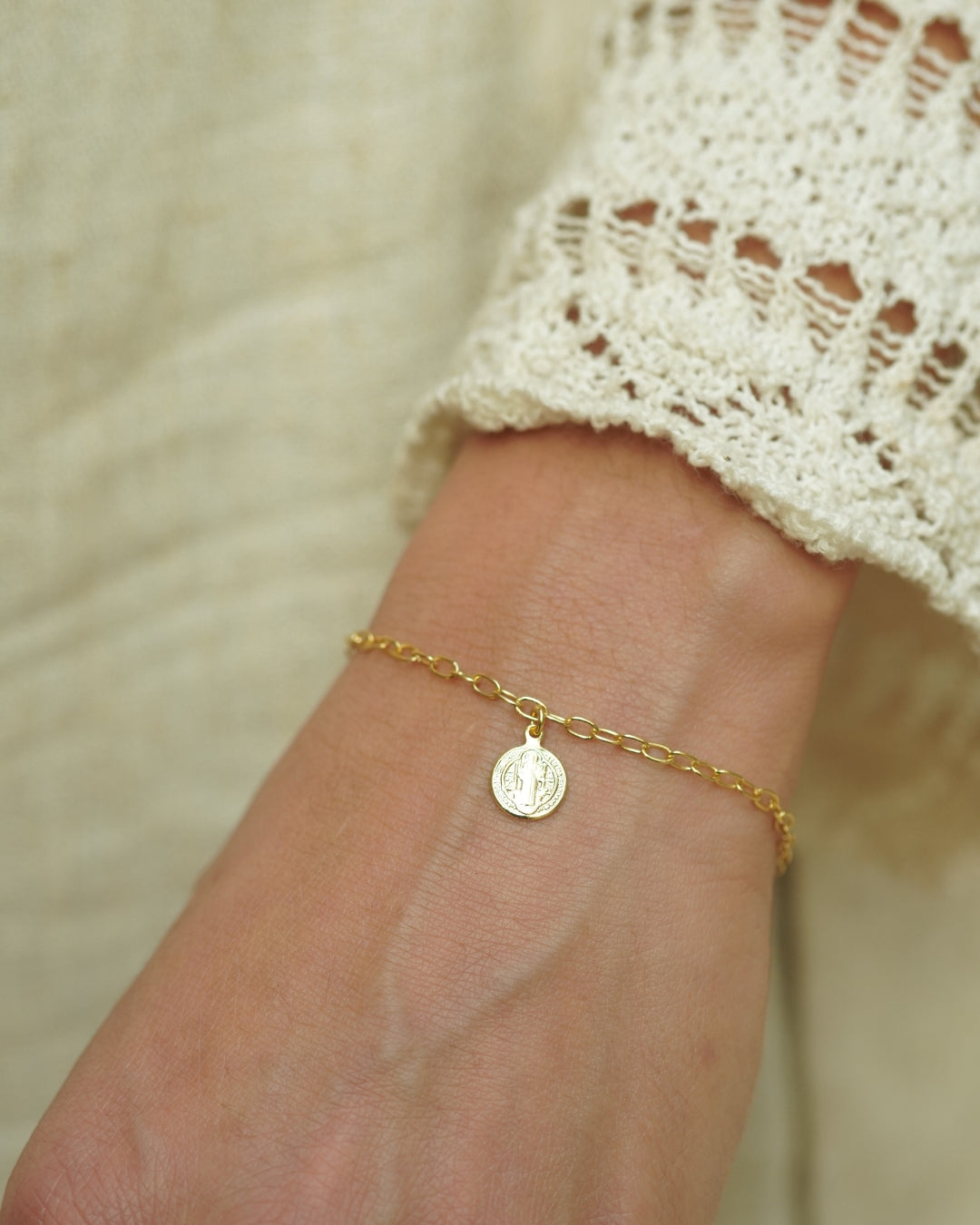 Pulsera Gold San Benito 8.5mm