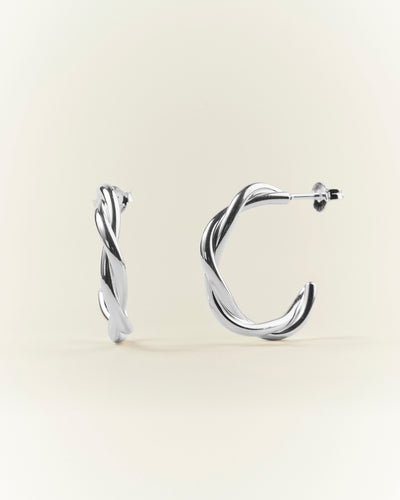 Aros silver argolla vuelta 20mm