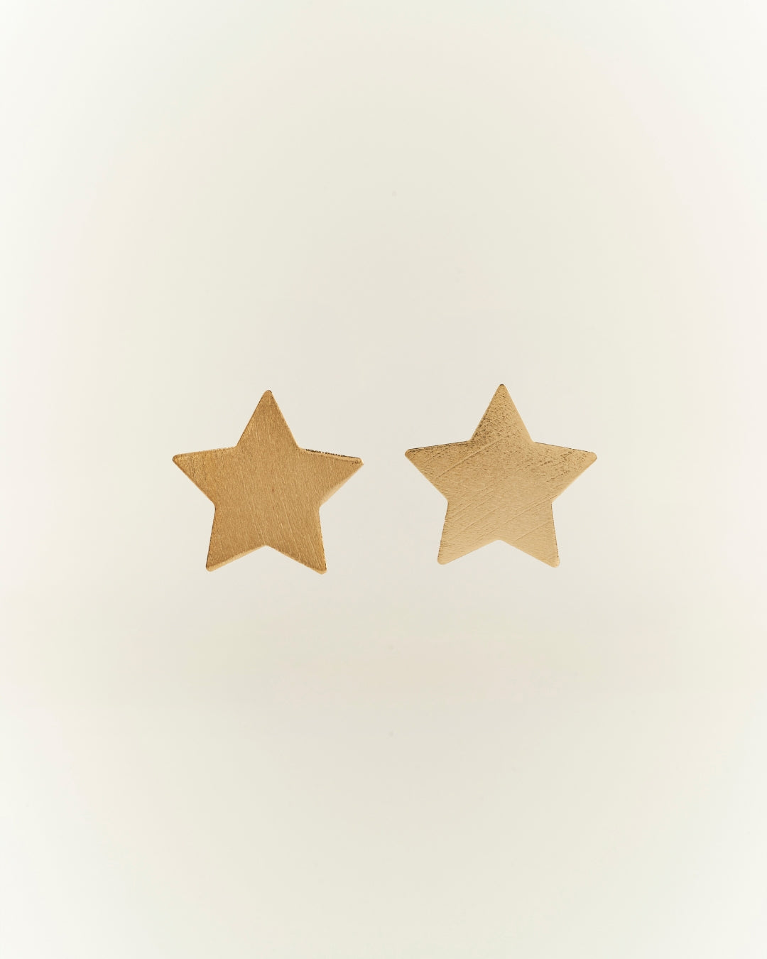 AROS GOLD ESTRELLA LIJADA 12MM