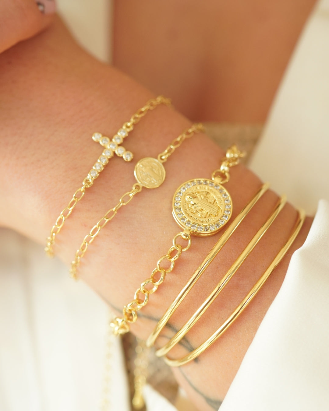 Pulsera San Benito Circones Gold