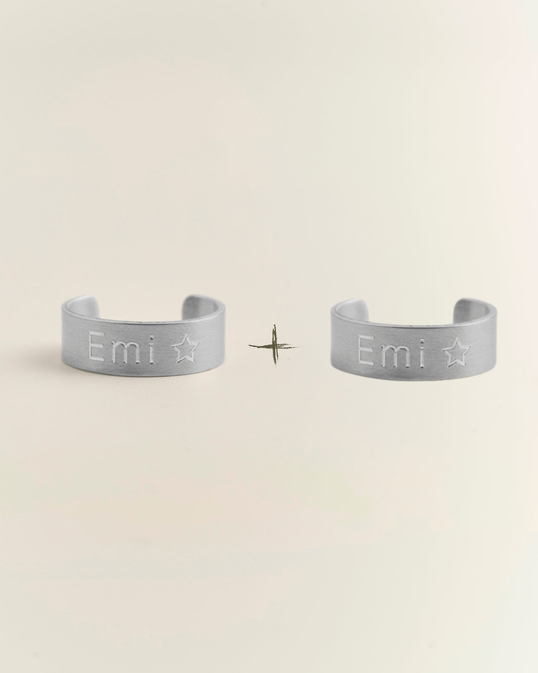 PACK ANILLO PERSONALIZADO 6MM PLATA 925